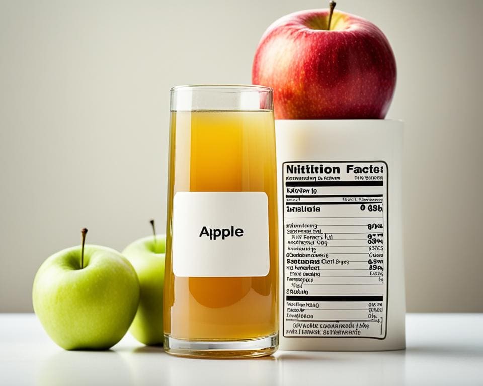 apple juice nutrition