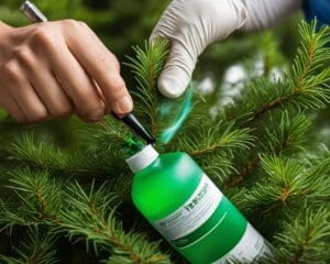 how to treat diseases in evergreens